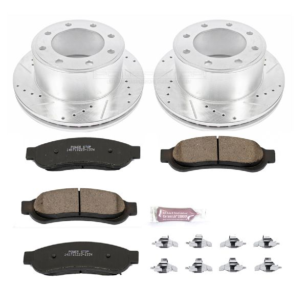 2010-2012 Ford F-350 Super Duty Disc Brake Kit - Rear (Powerstop)