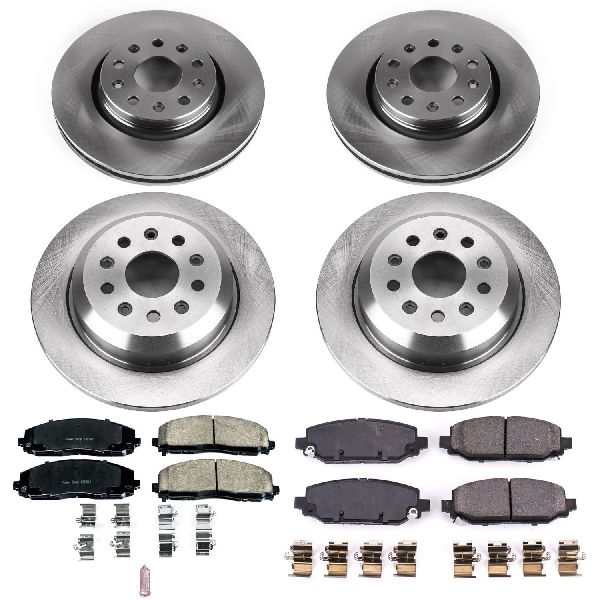 2018-2022 Jeep Wrangler Disc Brake Kit - Front and Rear (Powerstop)