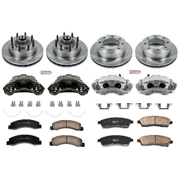 2000 Ford Excursion Disc Brake Kit - Front and Rear (Powerstop)
