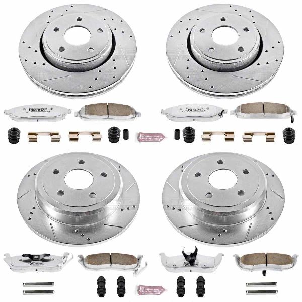2006-2010 Jeep Commander Disc Brake Kit - Front and Rear (Powerstop)