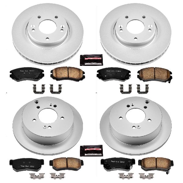 2005-2009 Hyundai Tucson Disc Brake Kit - Front and Rear (Powerstop)