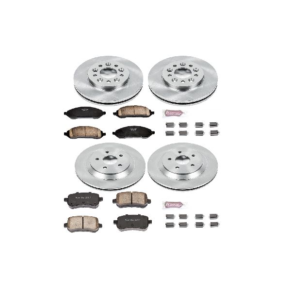 2004-2007 Ford Freestar Disc Brake Kit - Front and Rear (Powerstop)