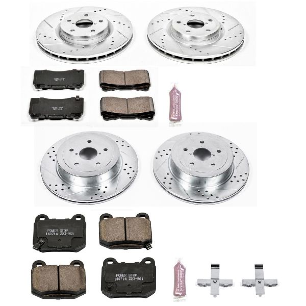 2005-2007 Subaru Impreza Disc Brake Kit - Front and Rear (Powerstop)