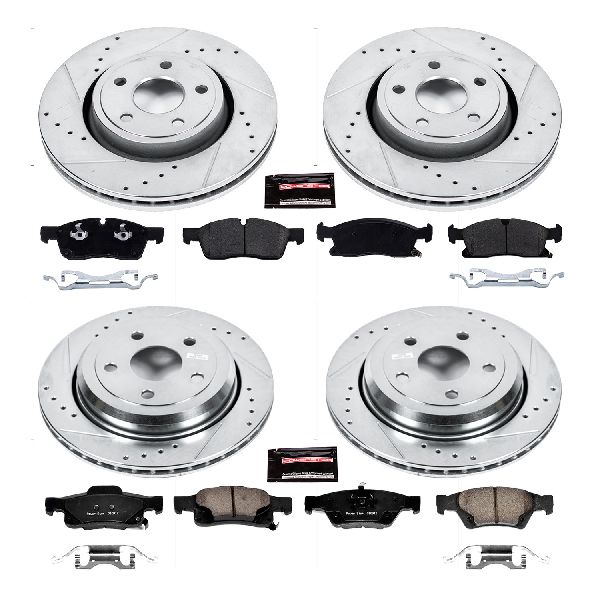 2021-2024 Dodge Durango Disc Brake Kit - Front and Rear (Powerstop)