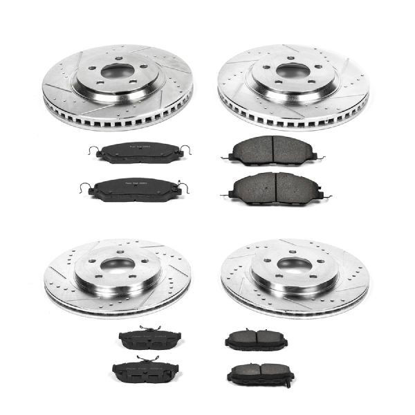 2011-2014 Ford Mustang Disc Brake Kit - Front and Rear (Powerstop)