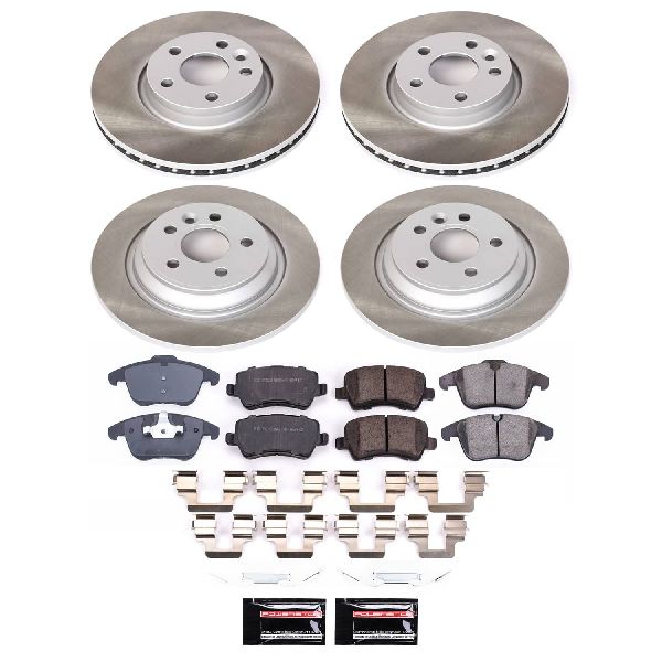 2007-2014 Volvo S80 Disc Brake Kit - Front and Rear (Powerstop)
