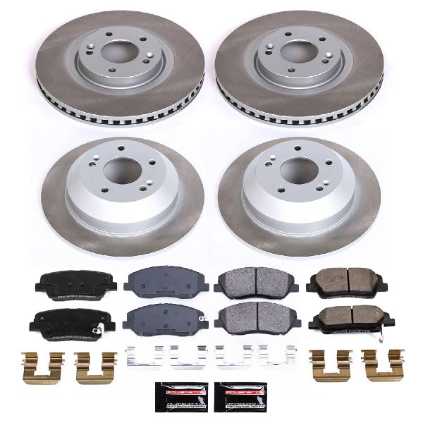 2013-2016 Hyundai Santa Fe Disc Brake Kit - Front and Rear (Powerstop)