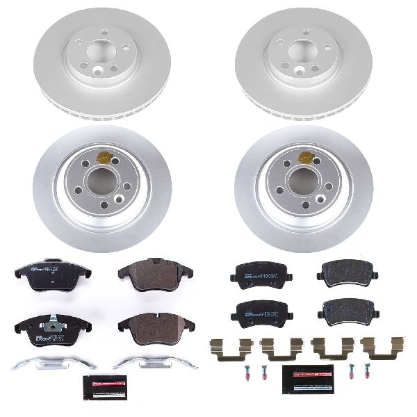 2007-2014 Volvo S80 Disc Brake Kit - Front and Rear (Powerstop)