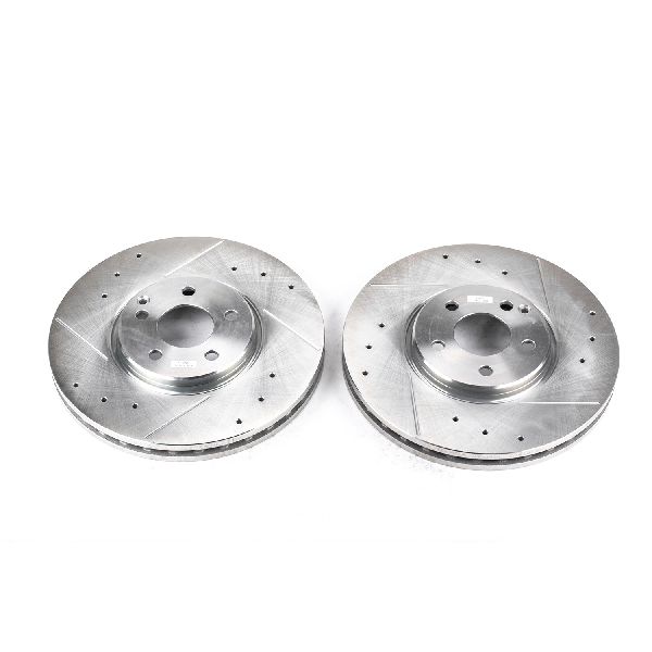 2003-2006 Mercedes-Benz S500 Disc Brake Rotor Set - Front (Powerstop)