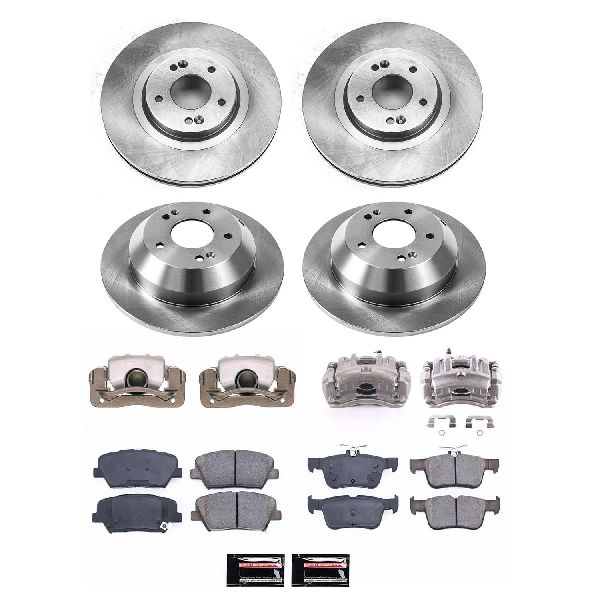 2013-2016 Hyundai Santa Fe Sport Disc Brake Kit - Front and Rear (Powerstop)