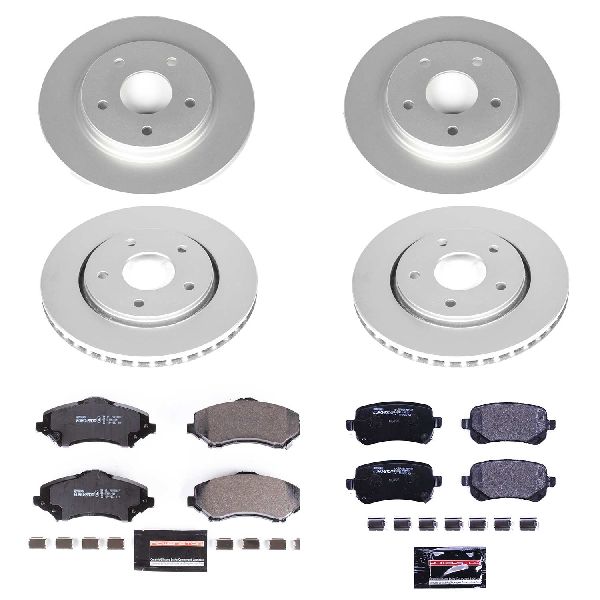 2008-2012 Dodge Grand Caravan Disc Brake Kit - Front and Rear (Powerstop)