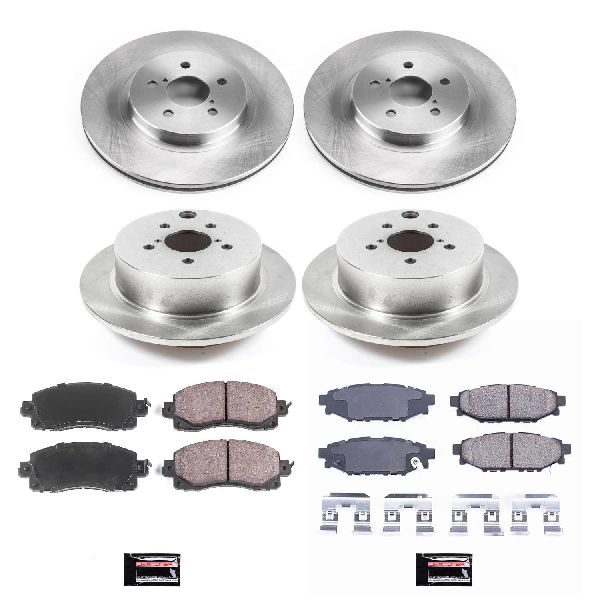 2018-2022 Subaru Crosstrek Disc Brake Kit - Front and Rear (Powerstop)