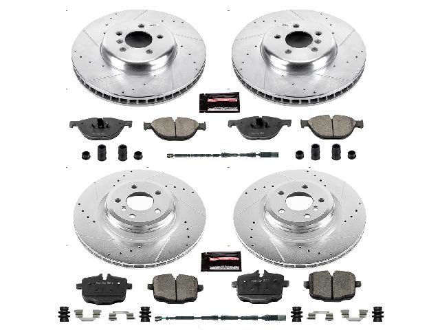 2010-2015 BMW 550i GT Disc Brake Kit - Front and Rear (Powerstop)