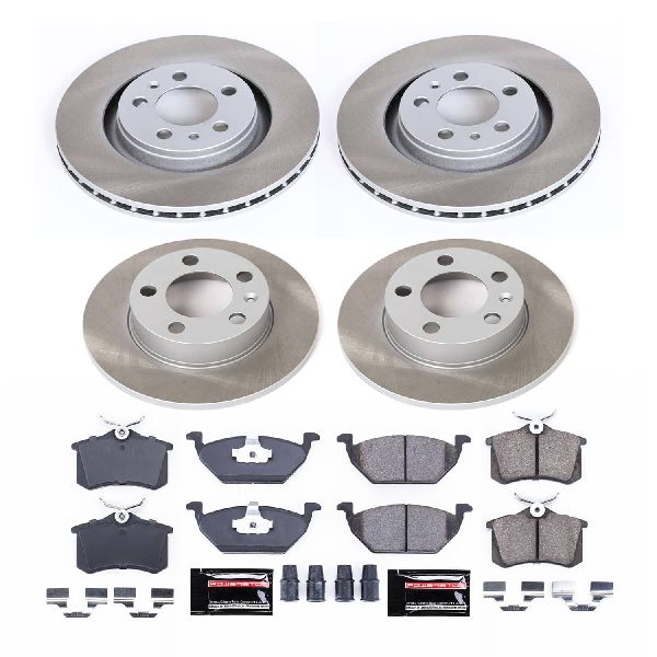 1998-1999 Volkswagen Jetta Disc Brake Kit - Front and Rear (Powerstop)