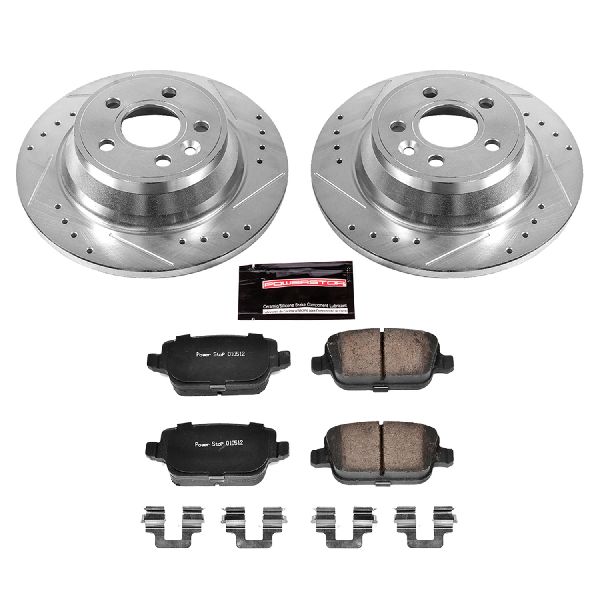2007-2008 Volvo S80 Disc Brake Kit - Rear (Powerstop)