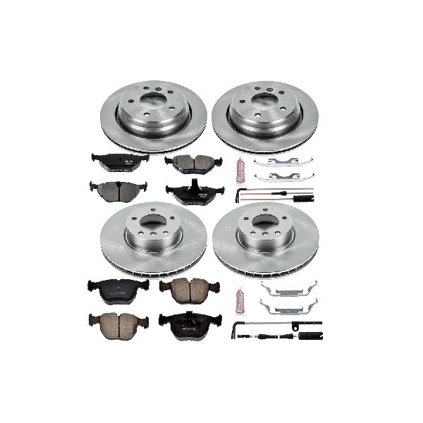 2001-2003 BMW 530i Disc Brake Kit - Front and Rear (Powerstop)