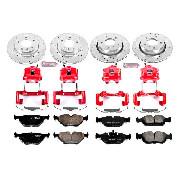 1999-2000 BMW 328i Disc Brake Kit - Front and Rear (Powerstop)