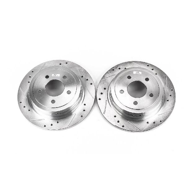 2003-2005 Ford Explorer Sport Trac Disc Brake Rotor Set - Rear (Powerstop)