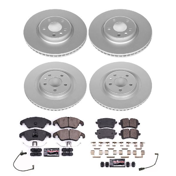 2012-2013 Audi A6 Disc Brake Kit - Front and Rear (Powerstop)