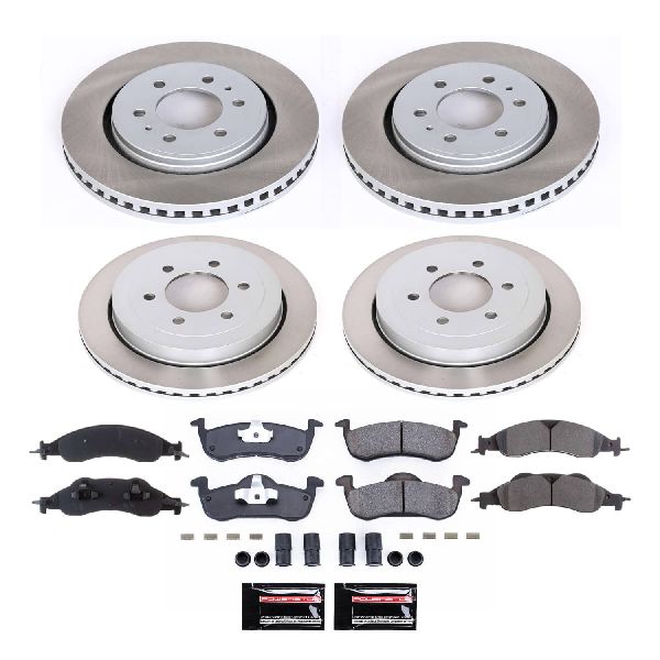 2007-2009 Lincoln Navigator Disc Brake Kit - Front and Rear (Powerstop)