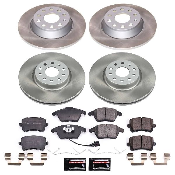 2009 Volkswagen Passat Disc Brake Kit - Front and Rear (Powerstop)