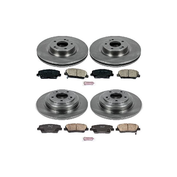 2010-2016 Hyundai Genesis Coupe Disc Brake Kit - Front and Rear (Powerstop)