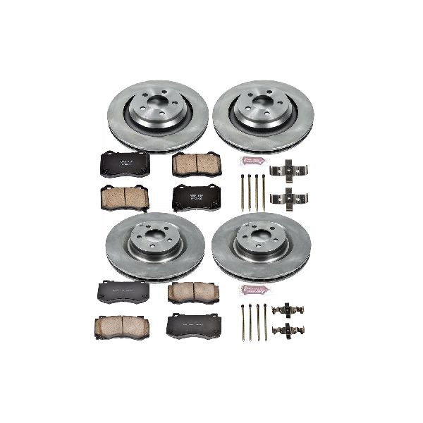 2006-2008 Dodge Magnum Disc Brake Kit - Front and Rear (Powerstop)