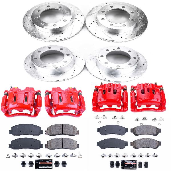 2012 Ford F-350 Super Duty Disc Brake Kit - Front and Rear (Powerstop)