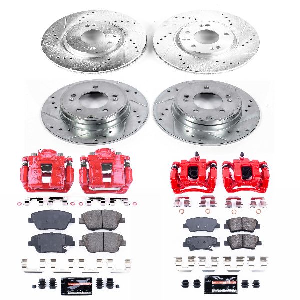 2011-2014 Hyundai Sonata Disc Brake Kit - Front and Rear (Powerstop)