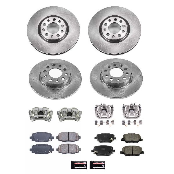 2016-2018 Fiat 500X Disc Brake Kit - Front and Rear (Powerstop)