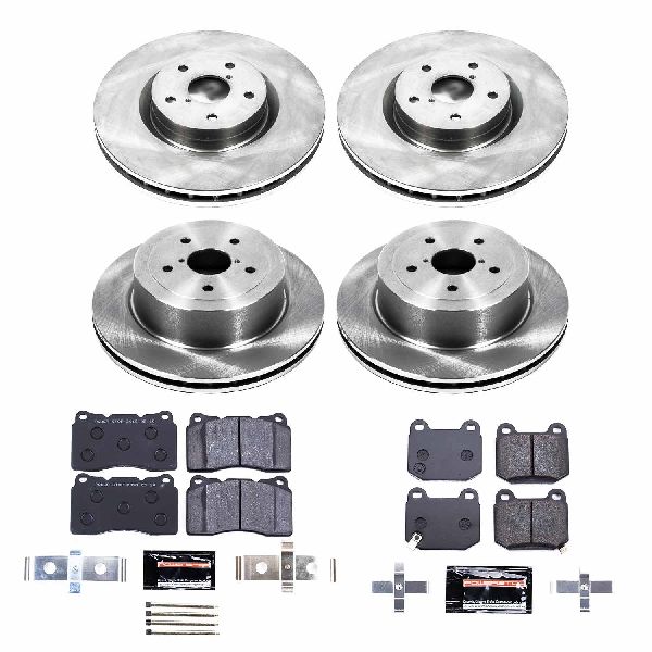 2005-2007 Subaru Impreza Disc Brake Kit - Front and Rear (Powerstop)