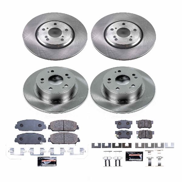 2017-2022 Acura ILX Disc Brake Kit - Front and Rear (Powerstop)