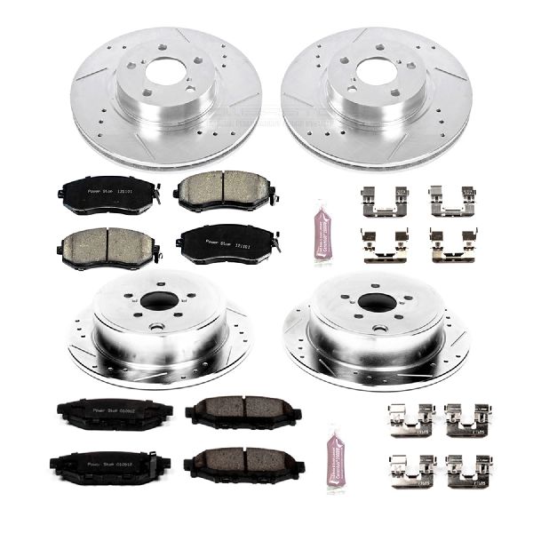 2013-2016 Subaru BRZ Disc Brake Kit - Front and Rear (Powerstop)