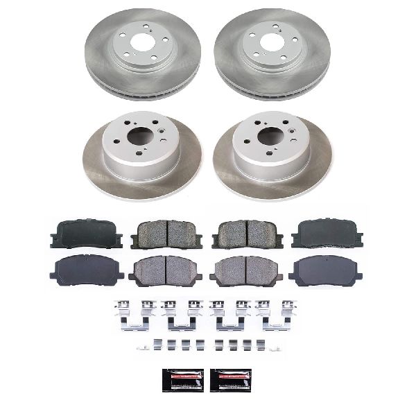 2001-2003 Toyota Highlander Disc Brake Kit - Front and Rear (Powerstop)