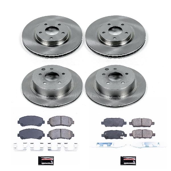 2014-2015 Nissan Rogue Select Disc Brake Kit - Front and Rear (Powerstop)