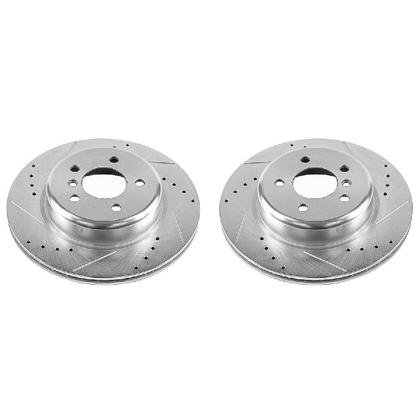 2011-2016 BMW 528i Disc Brake Rotor Set - Rear (Powerstop)