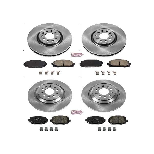 2016-2023 Jeep Cherokee Disc Brake Kit - Front and Rear (Powerstop)