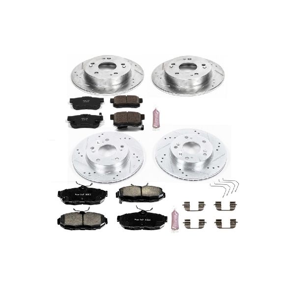 2012 Honda Civic Disc Brake Kit - Front and Rear (Powerstop)