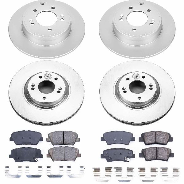 2012-2017 Hyundai Azera Disc Brake Kit - Front and Rear (Powerstop)
