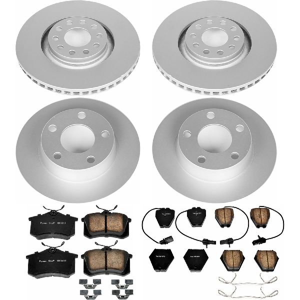 2000-2001 Audi A6 Quattro Disc Brake Kit - Front and Rear (Powerstop)