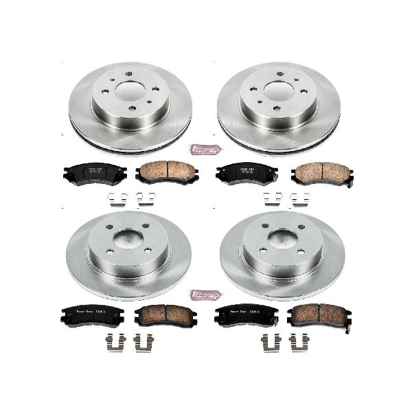 1991-1995 Saturn SL1 Disc Brake Kit - Front and Rear (Powerstop)
