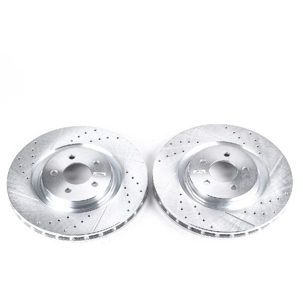 2007-2014 Ford Mustang Disc Brake Rotor Set - Front (Powerstop)