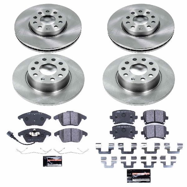2010 Volkswagen Golf Disc Brake Kit - Front and Rear (Powerstop)