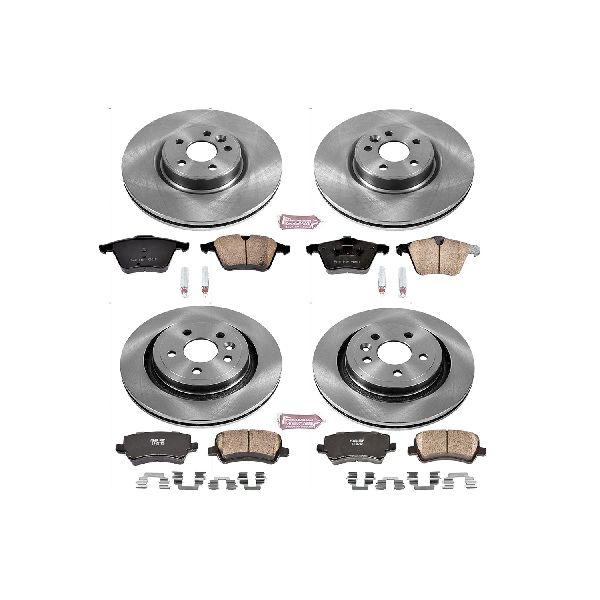 2015-2016 Volvo S80 Disc Brake Kit - Front and Rear (Powerstop)