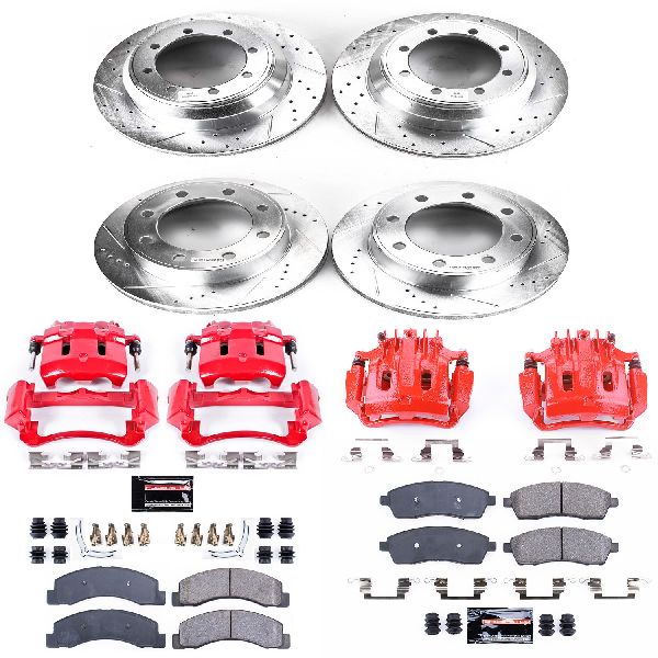 2000-2004 Ford F-350 Super Duty Disc Brake Kit - Front and Rear (Powerstop)