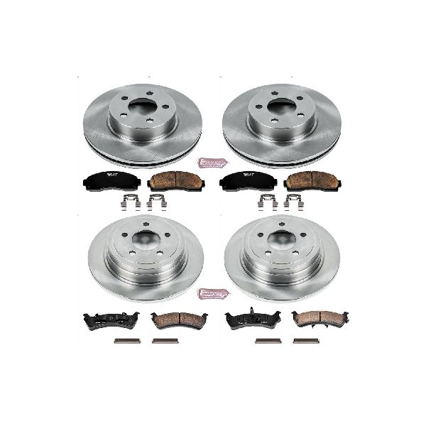 2003 Ford Explorer Sport Disc Brake Kit - Front and Rear (Powerstop)