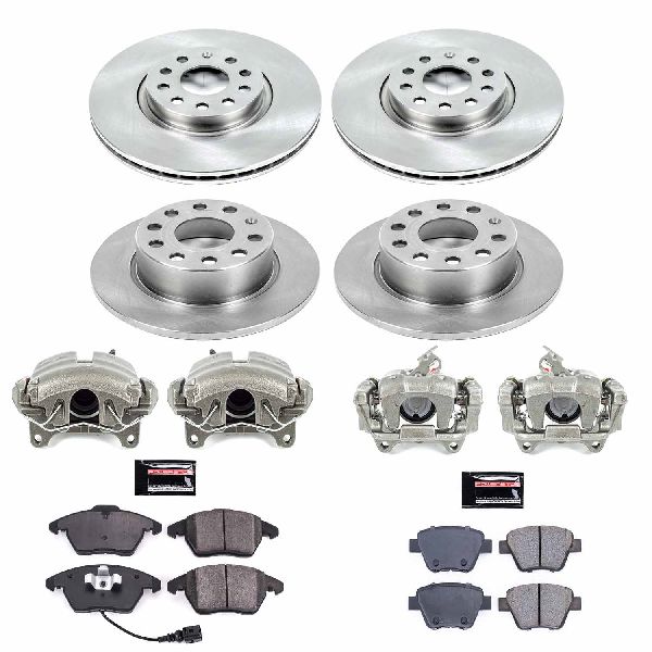 2018 Volkswagen Jetta Disc Brake Kit - Front and Rear (Powerstop)