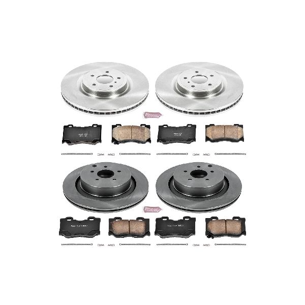 2014-2024 INFINITI Q50 Disc Brake Kit - Front and Rear (Powerstop)