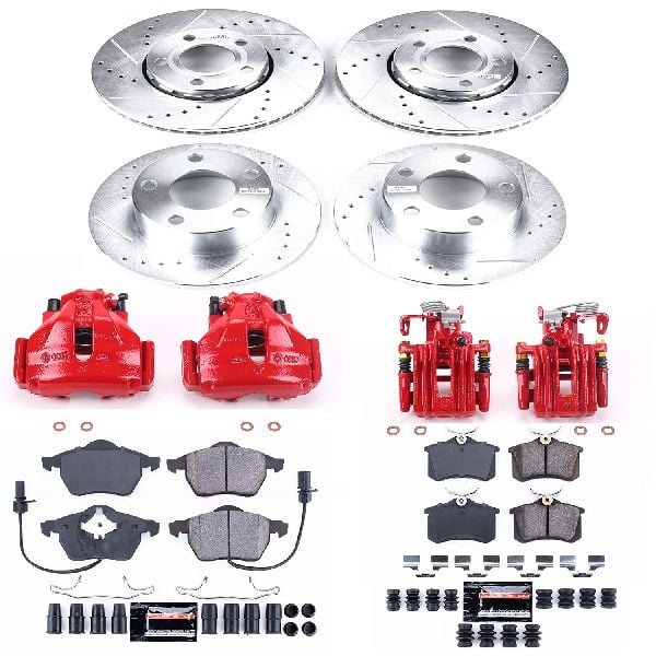 1998-2001 Audi A6 Quattro Disc Brake Kit - Front and Rear (Powerstop)