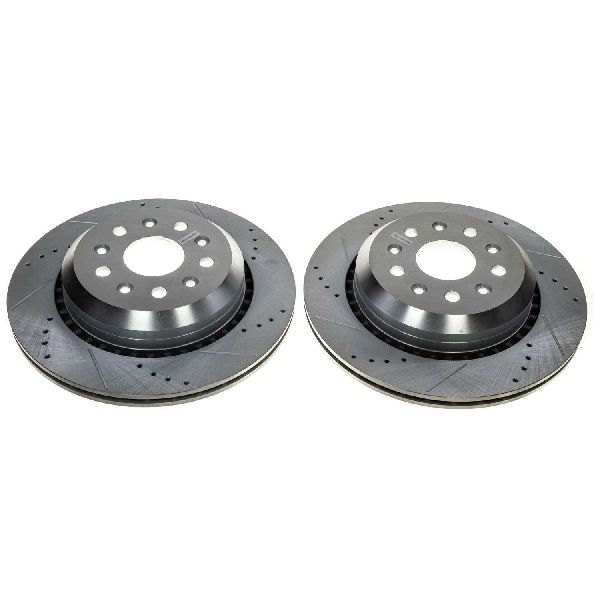 2021-2024 Jeep Wrangler Disc Brake Rotor Set - Rear (Powerstop)